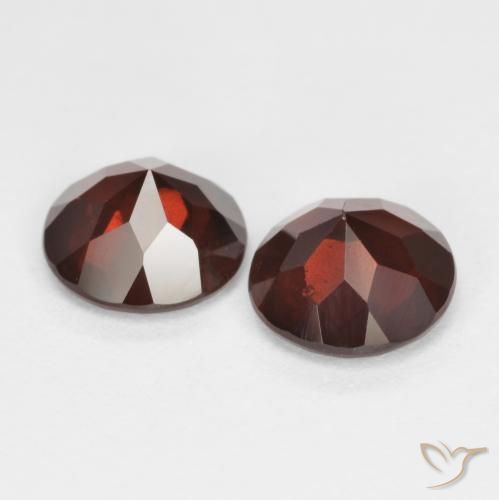 Achetez naturel 1,85ct rouge grenat pyrope gems, coupe roude, en provenance mozambique chez gemselect. en stock, livraison internationale!