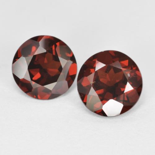 Achetez naturel 1,69ct rouge grenat pyrope gems, coupe roude, en provenance mozambique chez gemselect. en stock, livraison internationale!