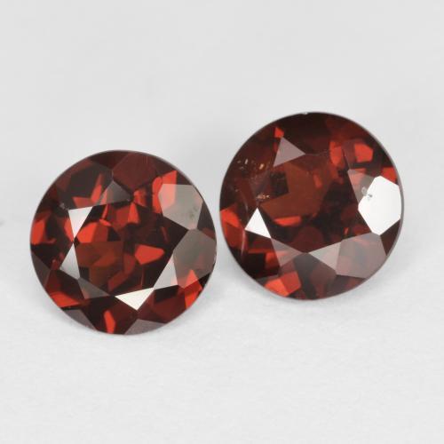 Achetez naturel 1,69ct rouge grenat pyrope gems, coupe roude, en provenance mozambique chez gemselect. en stock, livraison internationale!