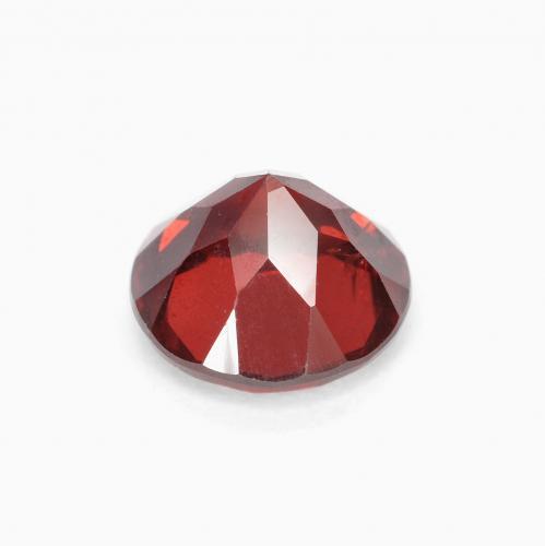 Grenat pyrope rouge naturelle coupe roude, 1,74 ct, VS