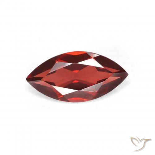 2.01ct Naturel Rouge groseille Grenat pyrope, Marquise, VVS-VS
