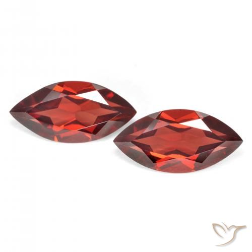 4.00ctw Naturel Rouge moyen Grenat pyrope, Marquise, VVS-VS