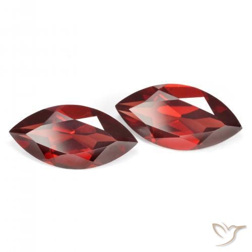 Shop natural 4.24ct Rouge moyen Grenat pyrope gems, Marquise, from Mozambique at GemSelect. In stock, global shipping!