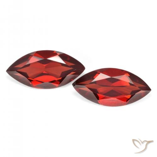 4.17ctw Naturel Rouge moyen Grenat pyrope, Marquise, VVS-VS