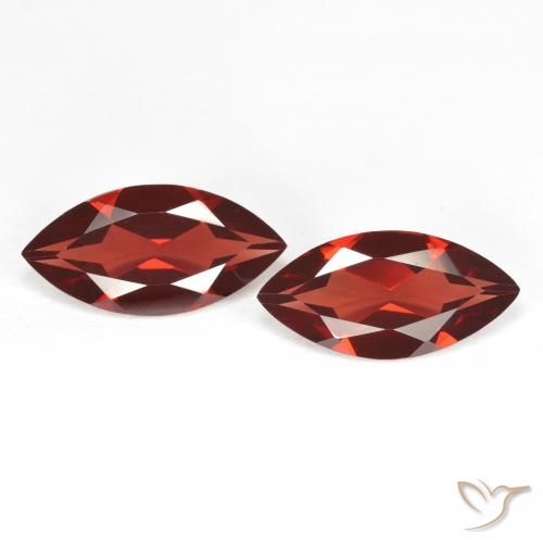 3.47ctw Naturel Rouge Sangria Grenat pyrope, Marquise, VVS-VS