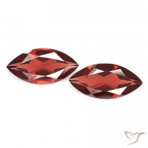 3.43ctw Naturel Rouge Sangria Grenat pyrope, Marquise, VVS-VS