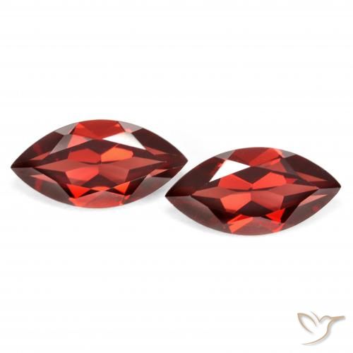 4.47ctw Naturel Rouge Sangria Grenat pyrope, Marquise, VVS-VS