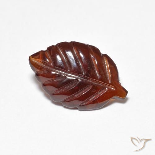 Grenat pyrope Orange rougeâtre naturelle Fantaisie, 2.28 ct, Translucide