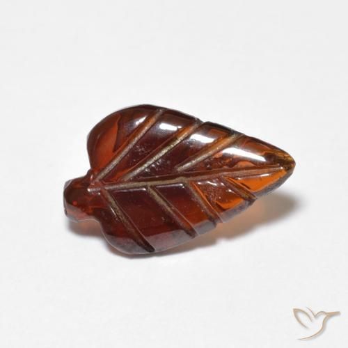 Grenat pyrope Orange rougeâtre naturelle Fantaisie, 2.44 ct, Translucide