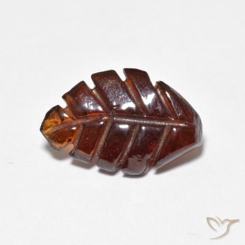 Grenat pyrope Orange foncé naturelle Fantaisie, 2.62 ct, Translucide