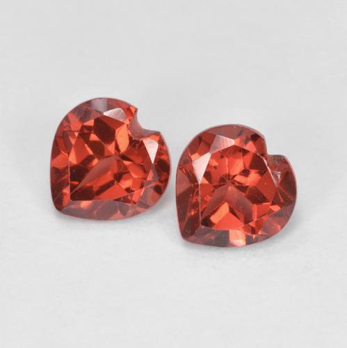 Achetez naturel 1,11ct rouge grenat pyrope gems, forme de coeur, en provenance mozambique chez gemselect. en stock, livraison internationale!