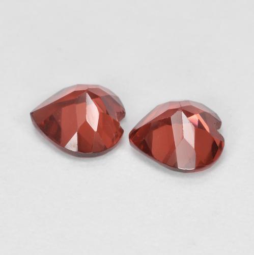 Achetez naturel 1,11ct rouge grenat pyrope gems, forme de coeur, en provenance mozambique chez gemselect. en stock, livraison internationale!