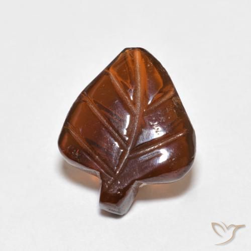 Grenat pyrope orange naturelle forme fantaisie, 2,92 ct, translucide