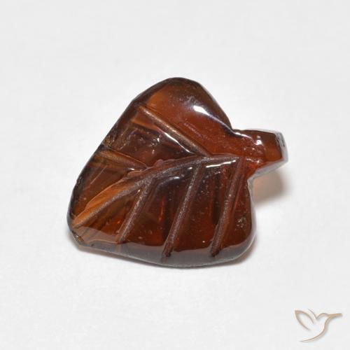 Grenat pyrope orange naturelle forme fantaisie, 2,92 ct, translucide