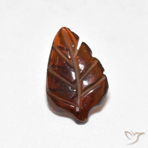 1.70ct Naturel Orange foncé Grenat pyrope, Fantaisie, Translucide