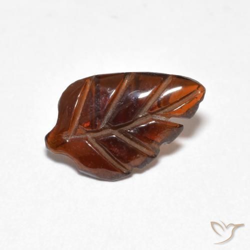 Grenat pyrope Orange foncé naturelle Fantaisie, 1.70 ct, Translucide