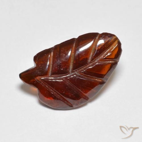 Grenat pyrope Orange feu naturelle Fantaisie, 3.07 ct, Translucide