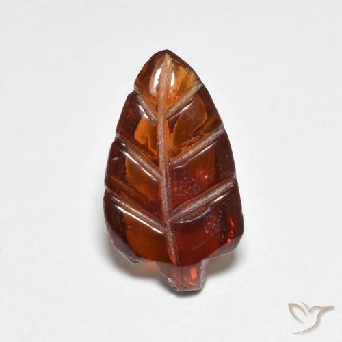 3.26ct Naturel Orange foncé Grenat pyrope, Fantaisie, Translucide