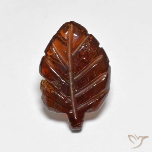 Grenat pyrope Orange rougeâtre naturelle Fantaisie, 2.89 ct, Translucide