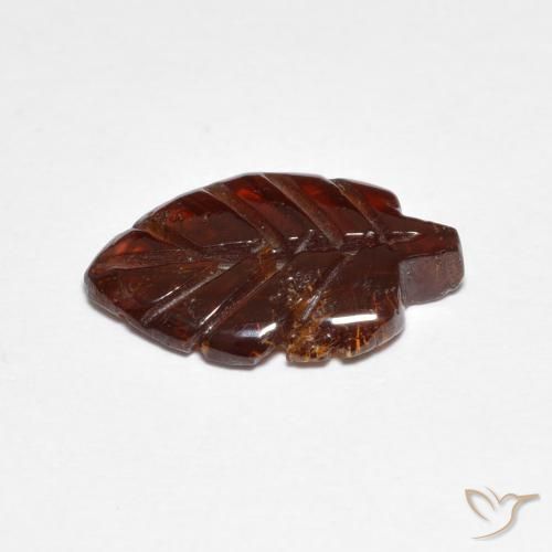 Grenat pyrope Orange rougeâtre naturelle Fantaisie, 2.89 ct, Translucide
