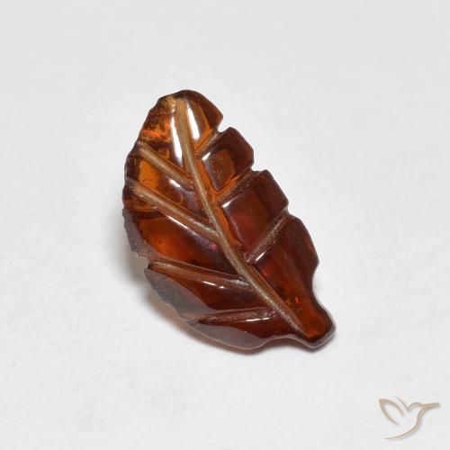 Grenat pyrope Orange rougeâtre naturelle Fantaisie, 1.78 ct, Translucide
