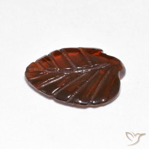 Grenat pyrope Orange foncé naturelle Fantaisie, 3.24 ct, Translucide