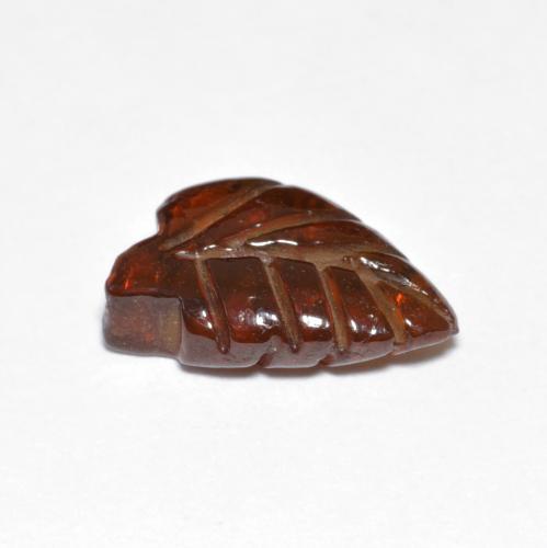 Grenat pyrope orange naturelle forme fantaisie, 3,35 ct, translucide