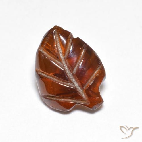 3.17ct Naturel Orange rougeâtre Grenat pyrope, Fantaisie, Translucide