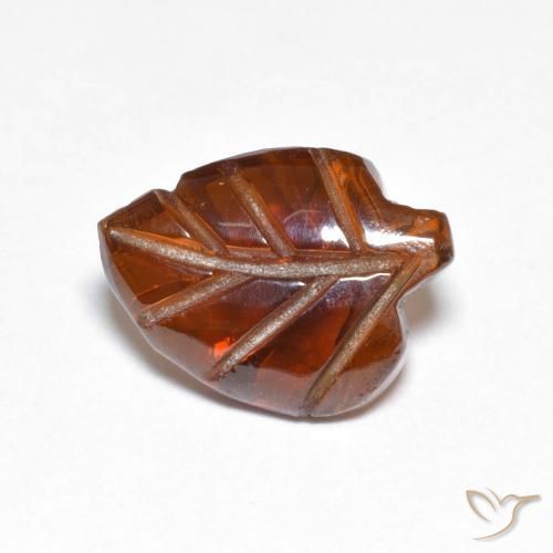 Grenat pyrope Orange rougeâtre naturelle Fantaisie, 3.17 ct, Translucide