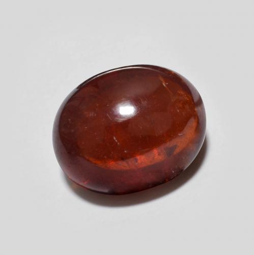 Grenat pyrope Rouge Sangria naturelle Coupe ovale, 6.13 ct, Translucide