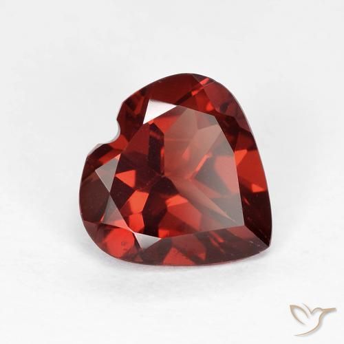 1.78ct Naturel Rouge foncé Grenat pyrope, Cœur, VVS-VS