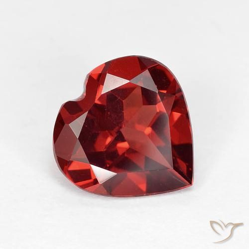 1.80ct Naturel Rouge moyen Grenat pyrope, Cœur, VVS