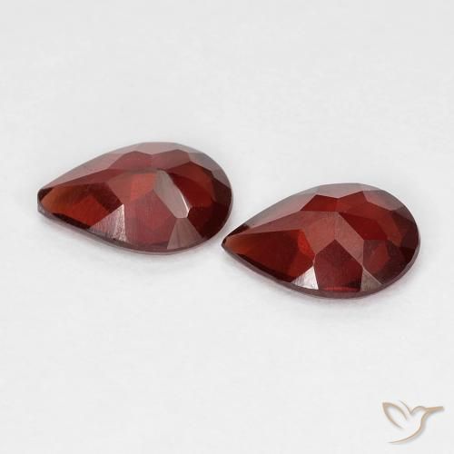 Achetez naturel 1,21ct rouge grenat pyrope gems, en forme de poire, en provenance mozambique chez gemselect. en stock, livraison internationale!