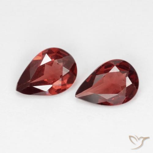 1.20ctw Naturel Rouge foncé Grenat pyrope, En forme de poire, VS