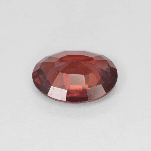 Grenat pyrope rouge naturelle coupe ovale, 2,01 ct, VS-SI