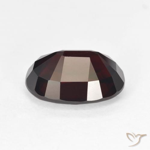 Grenat pyrope rouge naturelle coupe ovale, 6,22 ct, VVS-VS