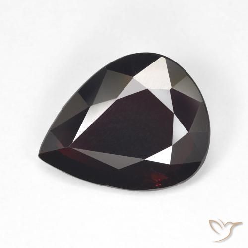 4.28ct Naturel Rouge acajou Grenat pyrope, En forme de poire, VVS