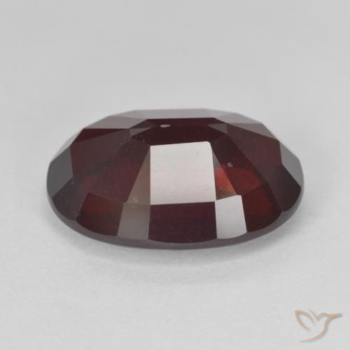 Grenat pyrope Rouge noirâtre naturelle Coupe ovale, 9.63 ct, VS
