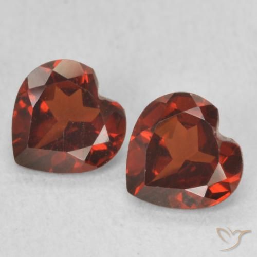 1.15ctw Naturel Rouge moyen Grenat pyrope, Cœur, VVS-VS