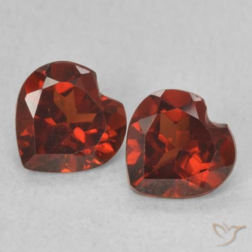 1.07ctw Naturel Rouge groseille Grenat pyrope, Cœur, VVS-VS