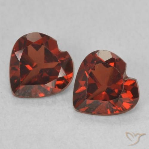 1.07ctw Naturel Rouge moyen Grenat pyrope, Cœur, VVS-VS