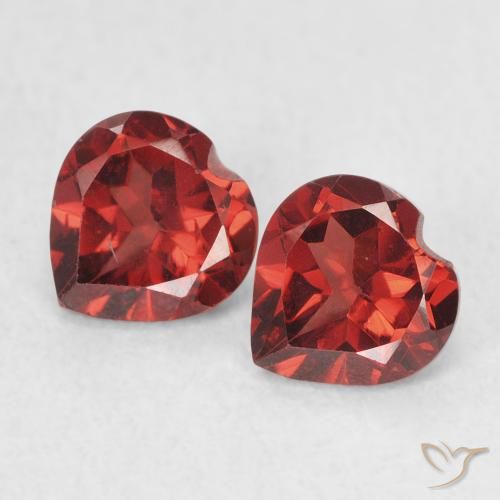 1.30ctw Naturel Rouge moyen Grenat pyrope, Cœur, VS