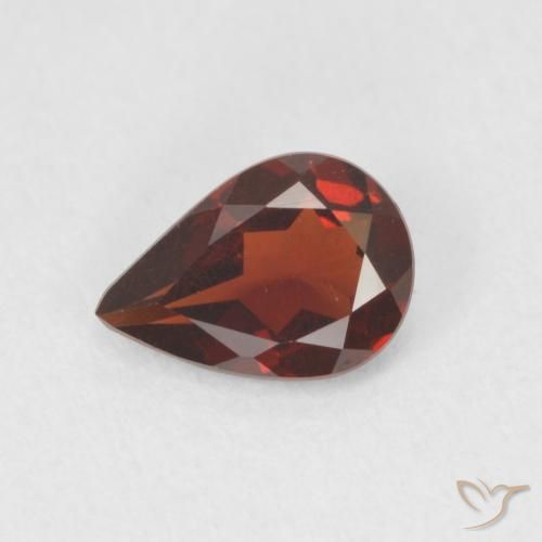 0.73ct Naturel Rouge Sangria Grenat pyrope, En forme de poire, VVS-VS