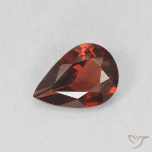 0.70ct Naturel Rouge Sangria Grenat pyrope, En forme de poire, VVS
