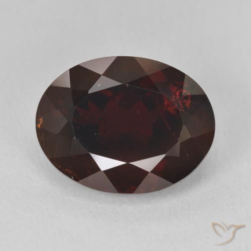 9.43ct Naturel Rouge noirâtre Grenat pyrope, ovale, VS-SI