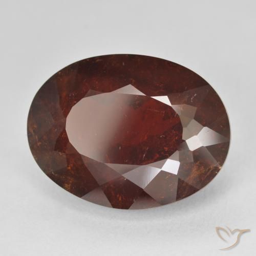 Grenat pyrope Rouge Sangria naturelle ovale, 25.23 ct, VS-SI