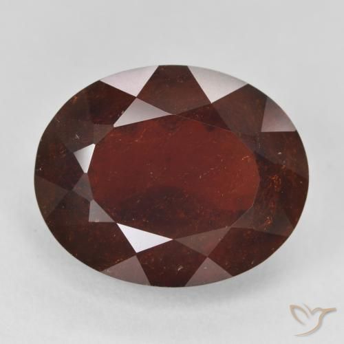 21.11ct Naturel Rouge foncé Grenat pyrope, ovale, VS-SI