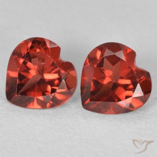 1.07ctw Naturel Rouge moyen Grenat pyrope, Cœur, VS