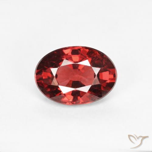 1.10ct Naturel Rouge vif Grenat pyrope, ovale, VS