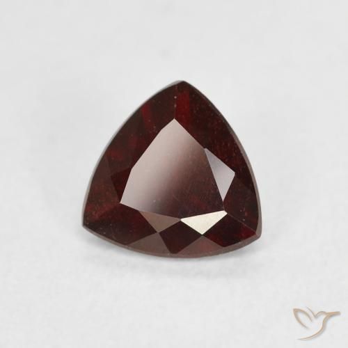 0.91ct Naturel Rouge Sangria Grenat pyrope, Trillion, VS